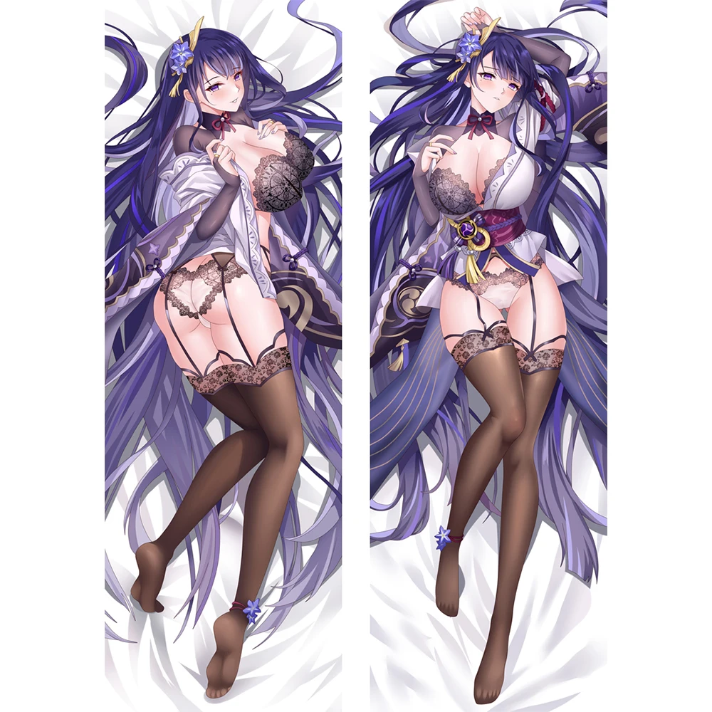 Genshin Impact Raiden Shogun Beelzebul Dakimakura Cosplay Pillow Case Hugging Anime Body Pillow Cover Otaku Bedding Pillowcase