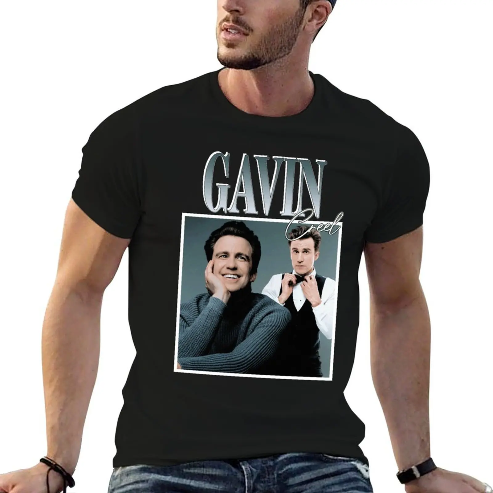 Gavin Creel T-Shirt Sports Casual Short Sleeve Cotton Tee
