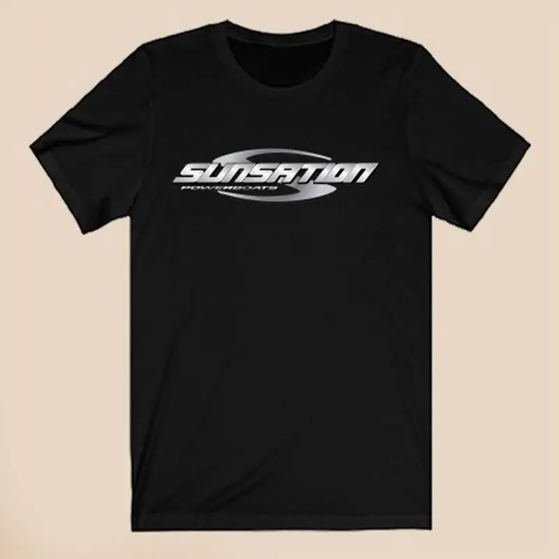 

Мужская черная футболка Sunsation Powerboats размера S 5XL