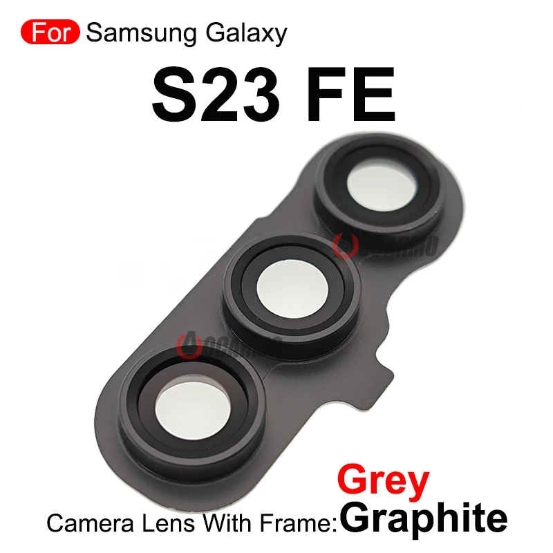 Back Camera Lens With Frame For Samsung Galaxy S23FE Replacement Parts