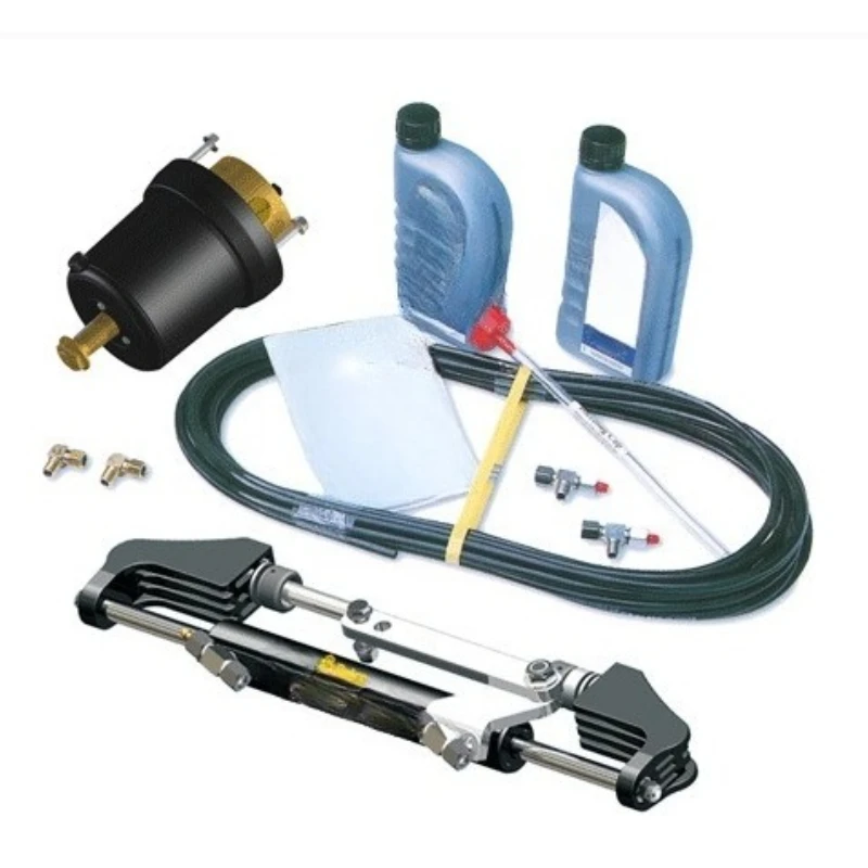 

Outboard hydraulic control, outboard hydraulic steering gear, on-hook universal hydraulic rudder