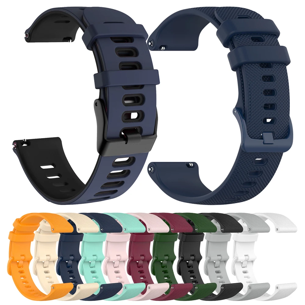 الرياضة سيليكون 20 مللي متر 22 مللي متر الإفراج السريع حزام الساعات للرجال والنساء حزام الفرقة المطاط تنفس اكسسوارات سوار الأساور