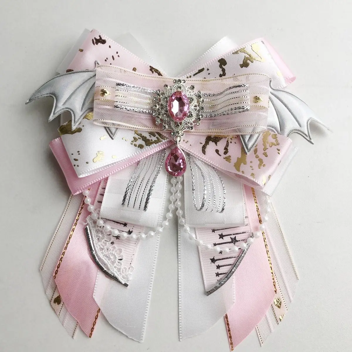 Lolita Bow Ita Bags Accessories，Kpop Lightstick Kpop Concert Anime Bowknot，Anime Cosplay Crafts，Ribbon  Decoration