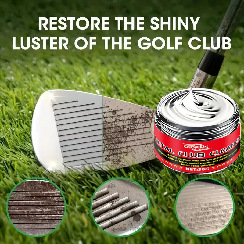 Fasilawei Golf Club Polishing Wax - Oxidation Scratch Remover Mirror Shine Restore for Woods Irons Putters