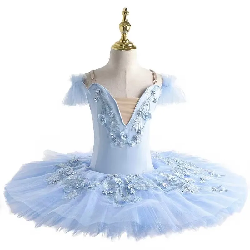 Ballet Skirt Long Dance Dress For Children Performance Costumes Girls Sling Belly Dance Skirts