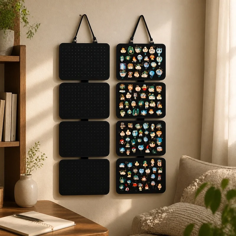 Felt Organizer Stand for Jewelry, Pins, Brooches, and Button Display Panel