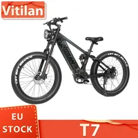 Vitilan T7 Mountain Electric Bike 26*4.0 inch Fat Tire 750W Motor 48V 20Ah Battery 28mph Max Speed 80miles Max Range LCD Display