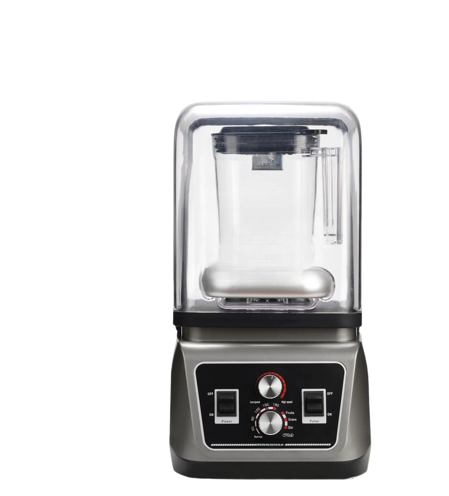 Commercial Blender with Noise Hood Silent Digital Smart Blender Blender for Smoothie Shop and Beverage Shop