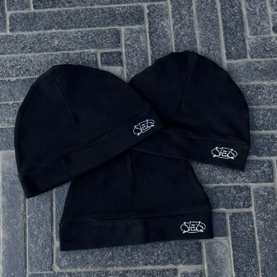 Leisure Warm Embroidered Hat Street Fashion Brand Simple Fashion Pearl Letter Neutral Cold Hat Y2K Trend
