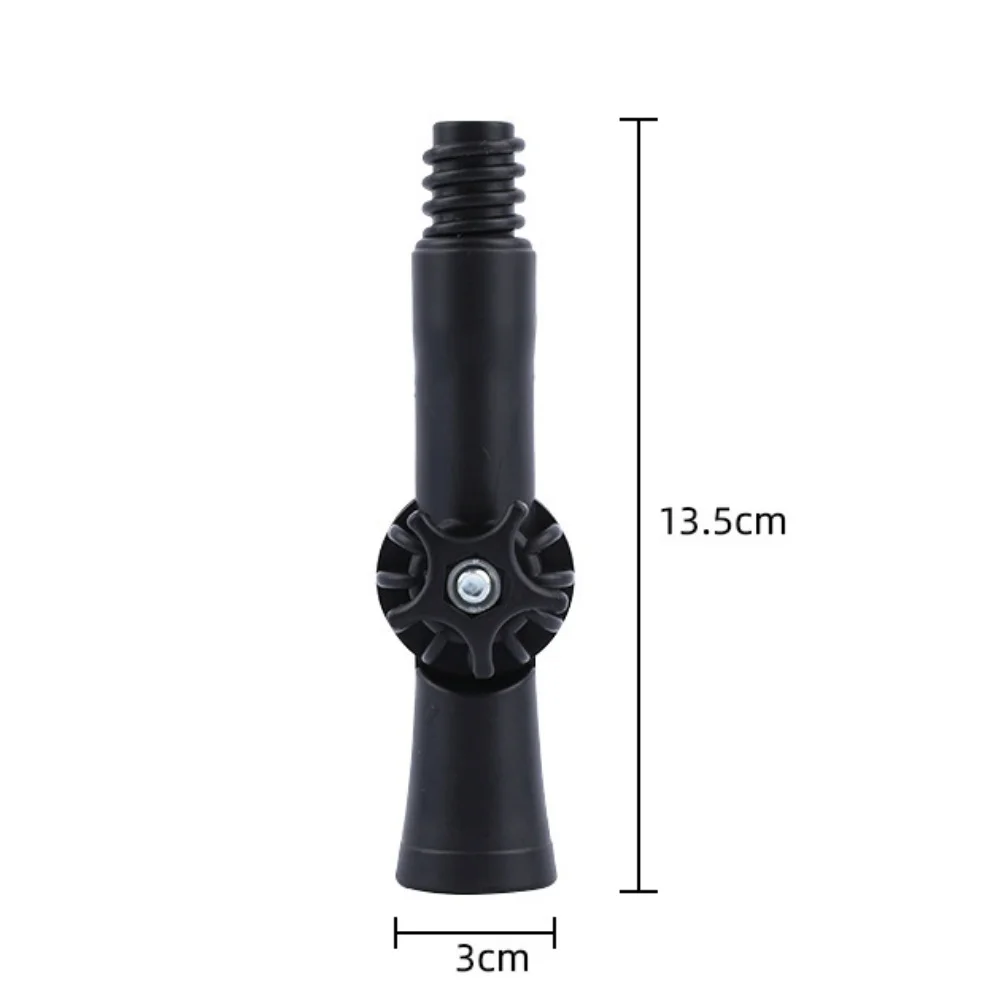 Telescopic Pole Joint with 360 Degree Rotation Angle Adapter Compatible with Standard Poles for Window Cleaning
