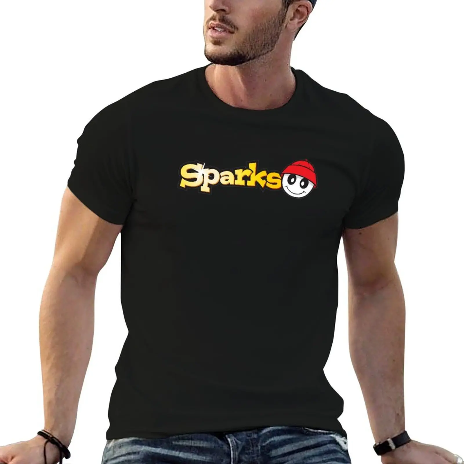 

SPARKS T-Shirt t shirt custom print t shirts for man pack cotton t shirt man luxury T-shirt