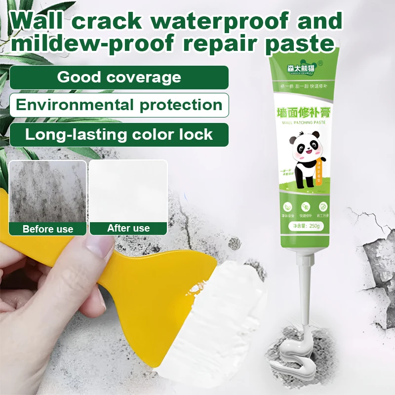 White Waterproof, Moisture-Proof and Mildew-Proof Wall Repair Sealant Putty Paste Wall Repair for Leaking Cracks