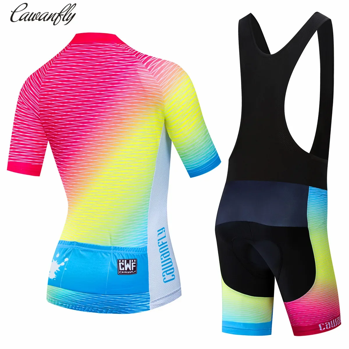 Pro 2023 Woman Short Sleeve Cycling Jersey Set Sports Outfit Bike Clothing Kit Mtb Maillot Cyclist Bicycle Clothes Uniforme Wear