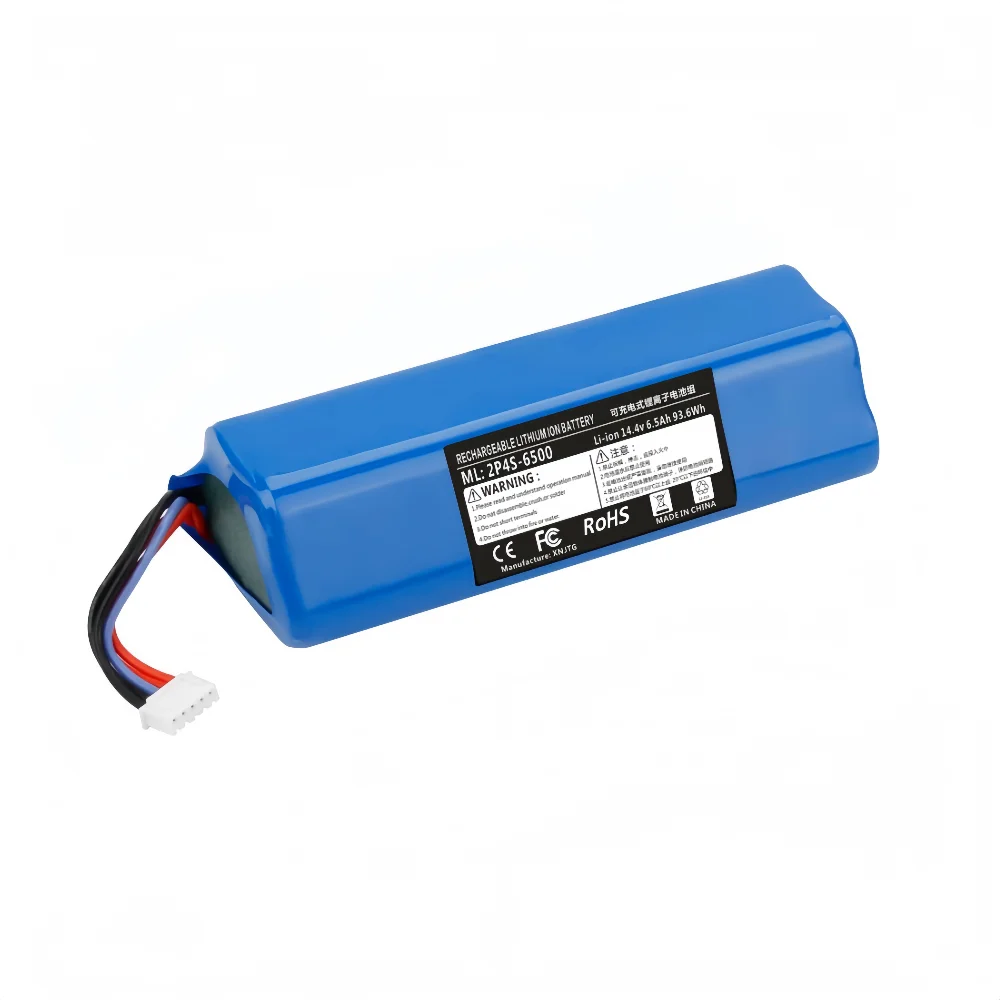 

14.4V 6500mAh Robot Vacuum Cleaner Sweeper Replacement Batteries for Ecovacs Deebot X1 Ozmo T5 T8 T9 950 DX9G DX93 DX96 DLX11-54