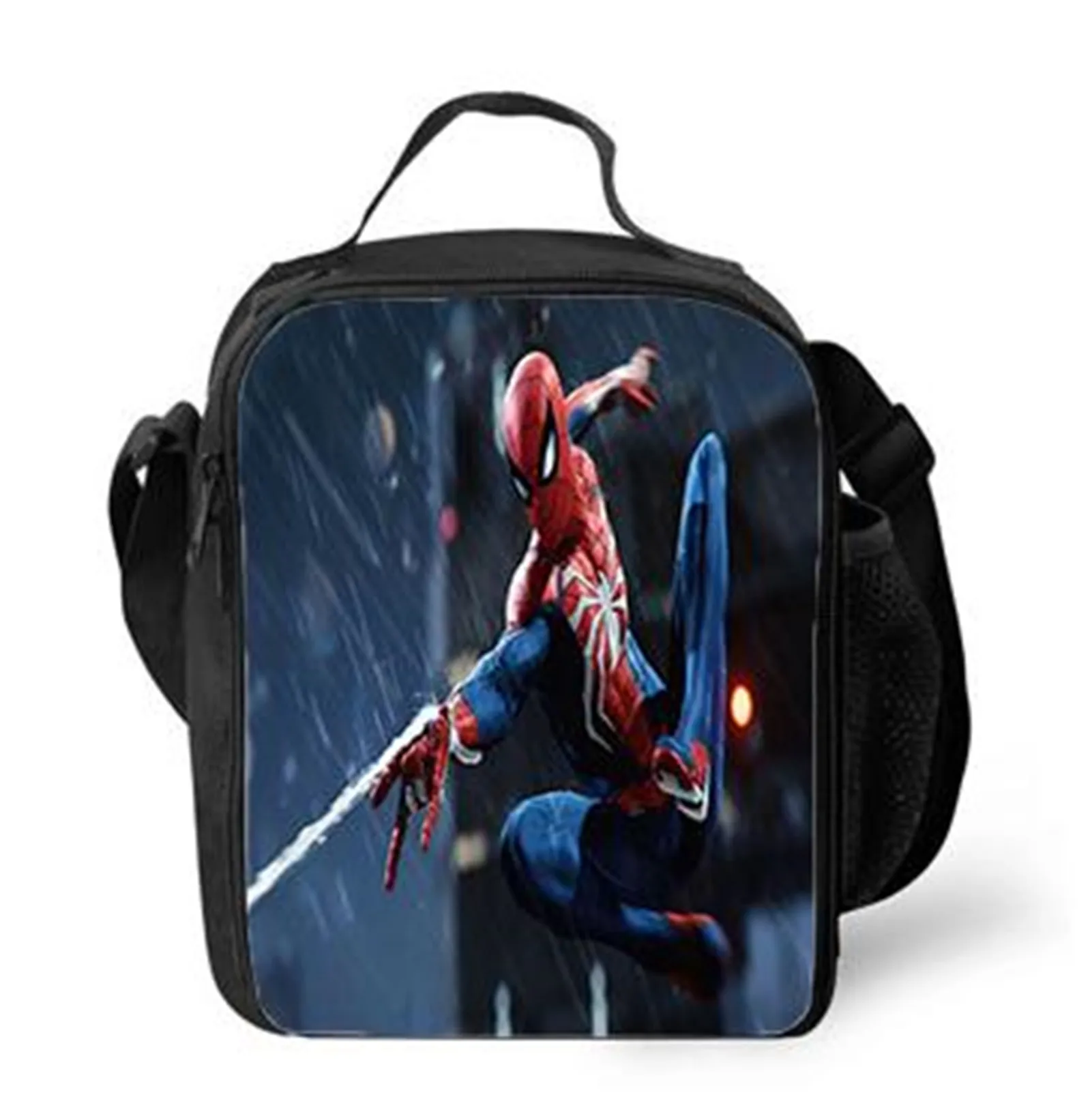 Classic Spider Man Lunch Bag Boy Girl Lightweight Insulating Lunch Tote-Durable Kids Lunch Kit