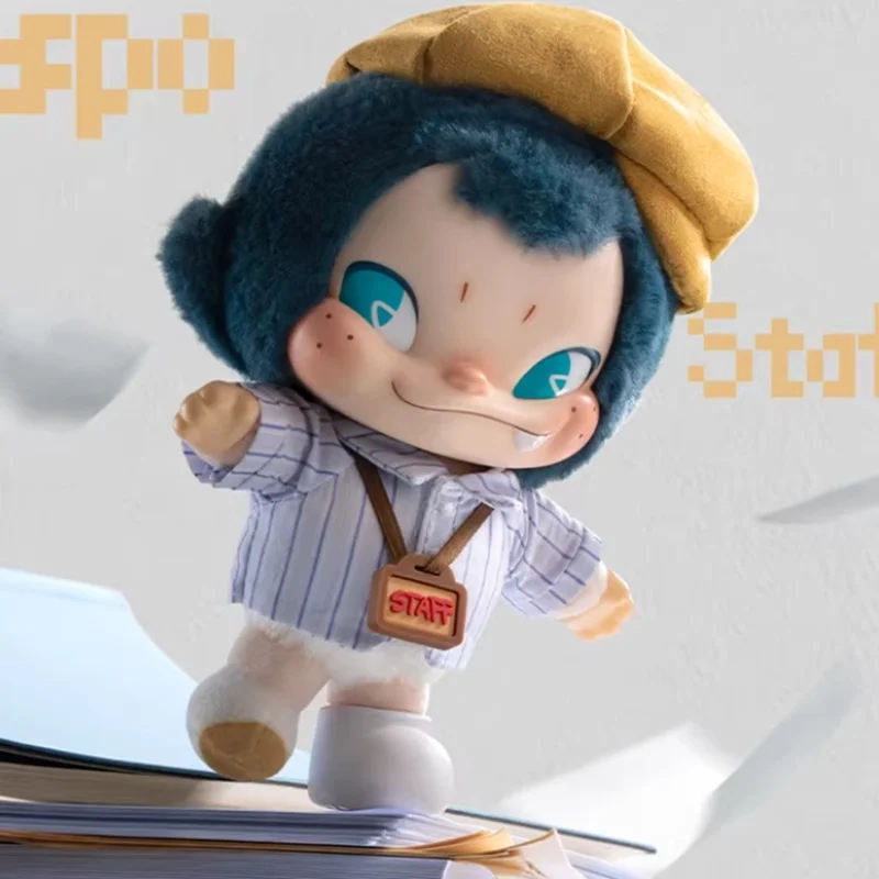 

52TOYS Ninnic Frizzy Hair Boy Plush Keychain Blind Mystery Box Collectible Trendy Toy Birthday Gift For Teenagers And Toy Lovers