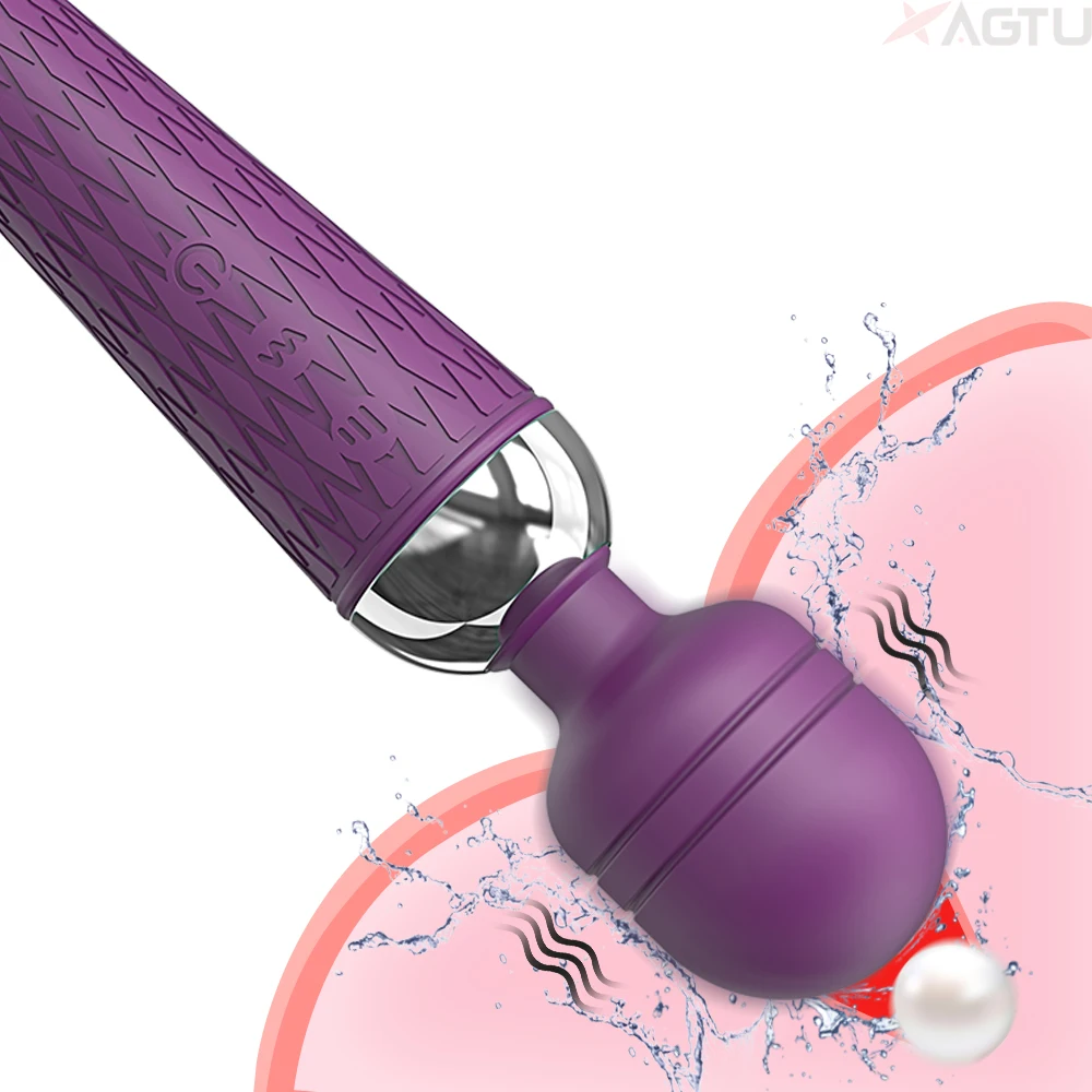 Powerful Magic-Wand AV Vibrator Female 20 Modes Clitoris Stimulator G Spot Massager Adult Erotic Product Sex Toys for Women
