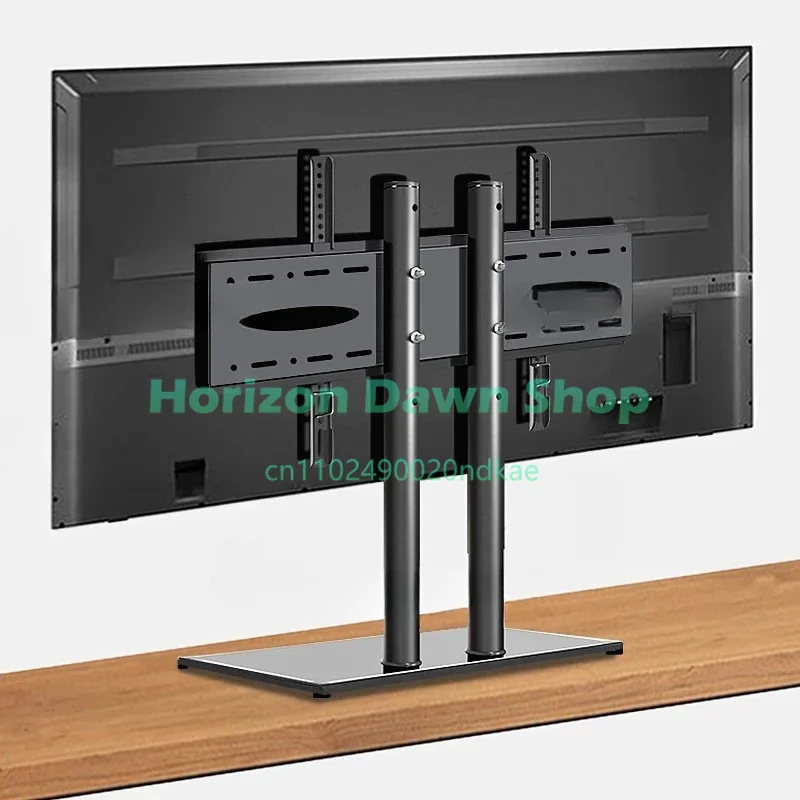 TV Desktop Height Increase Bracket, Non-punching Desktop Lift Seat Frame, Universal 32 55 65 75 Inches