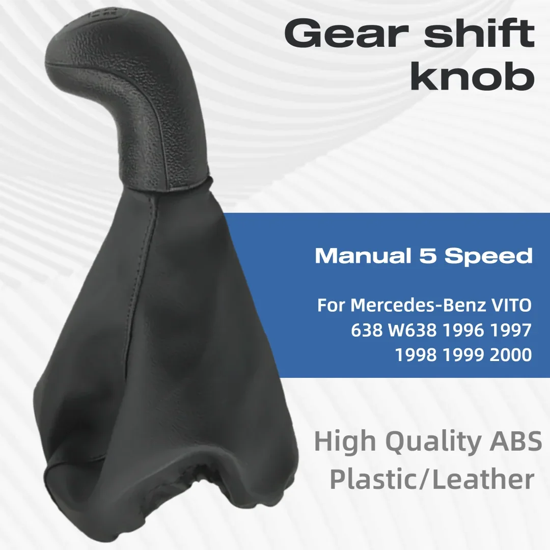 

Suitable for Mercedes Benz VITO W638 638 1996-2000 car shift knob 5-speed lever shift lever, with frame accessories