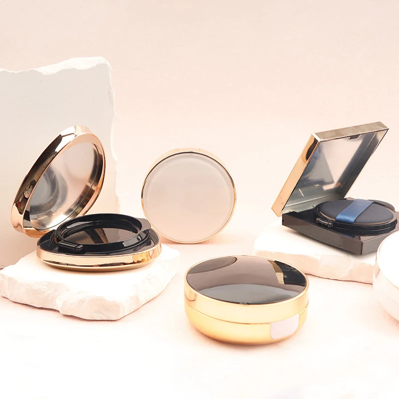 15g Empty Air Cushion Puff Box Portable Cosmetic Makeup Case Container With Powder Mirror For BB Cream Foundation