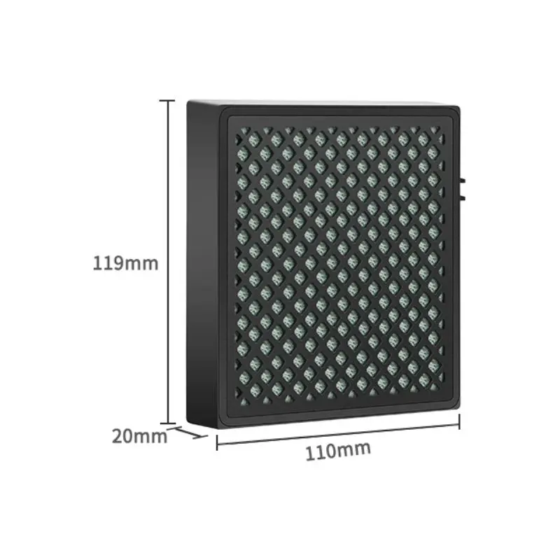 Replacement For Philips Car Air Purifier Filter ACA301 HEPA and Activated Carbon Composite Filter  119*110*20mm