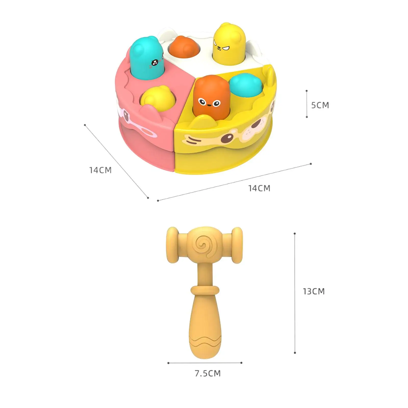 Kinder schlagen Spiel Set pädagogische Entwicklung Stampfen Hämmern Spiel für 3 4 5