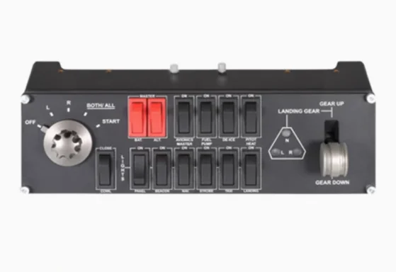

For Logitech Titanic Saitek's professional flight switch control panel simulates flight hardware peripherals