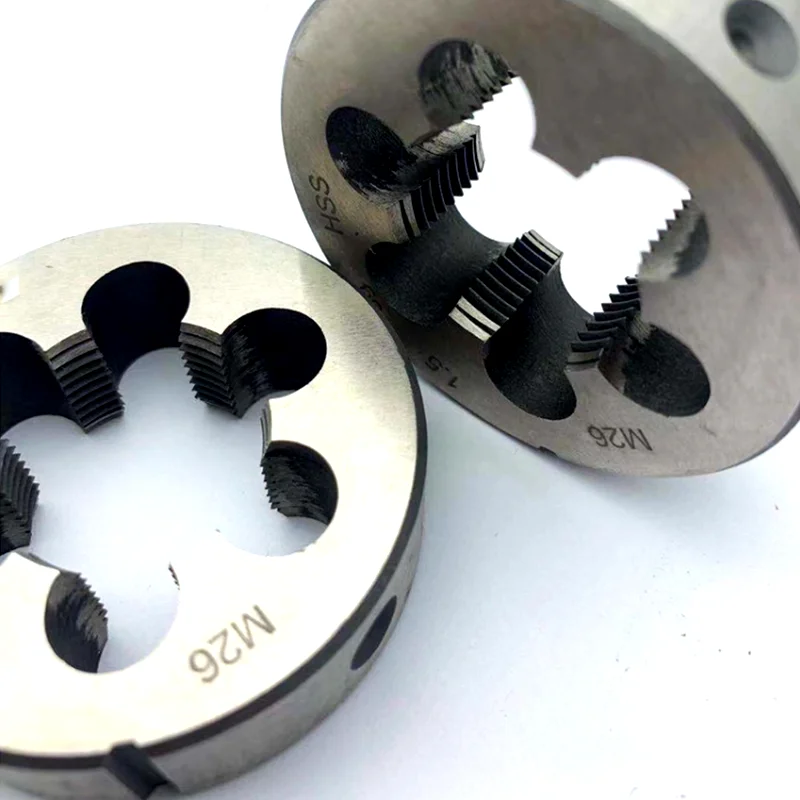 

YRFL HSS 1PCS Metric Thread Right Left Round Die M18 M19 M20 Screw Threading Dies