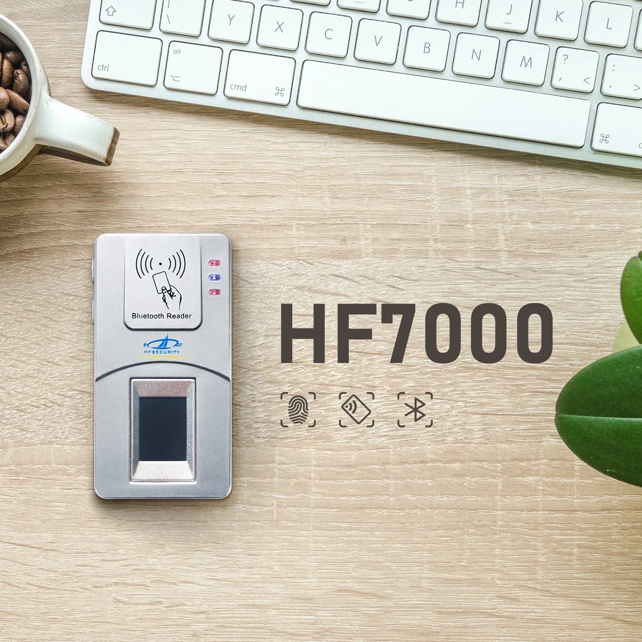 Hfsecurity HF7000 FBI FAP10 Android Wireless Biometric Capacitive Fingerprint Sensor Module HF7000 Kiosk Smart Card Reader