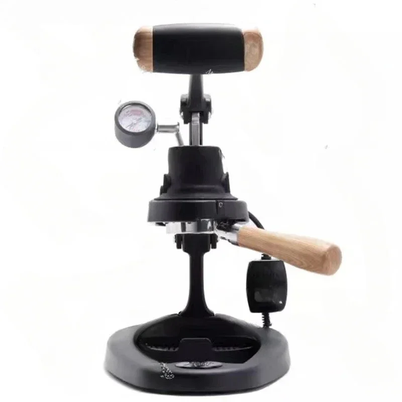 Espresso Maker - An All Manual Lever Espresso Maker with Stainless Steel Brew Head and Pressure Gauge