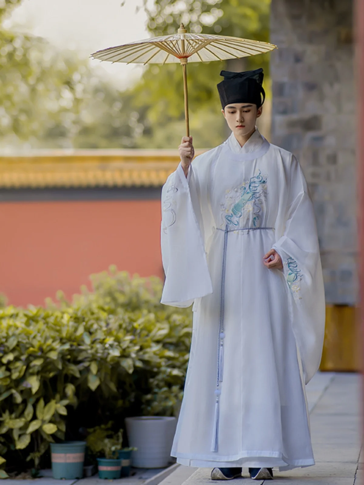 original-hanfu-rond-ne-robe-ming-dynas-sle-pur-blanc-hommes-printemps-nouveau-decontracte-polyester-fibre-jeunesse-faion-ow-vetements