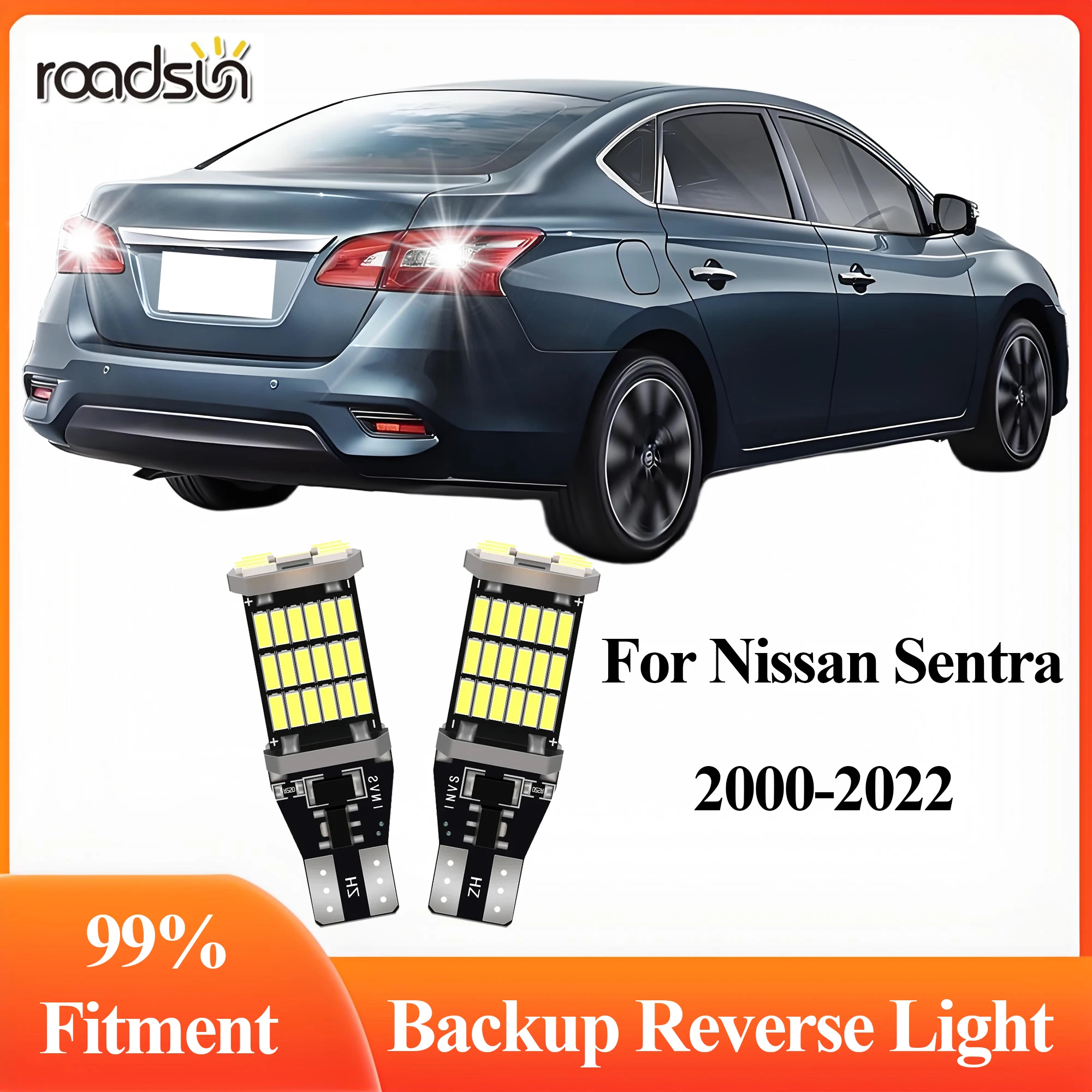 

2 шт. 921 912 T15 CANBUS светодиодные задние фонари заднего хода для Nissan Sentra 2000-2022 2021 2020 2019 2018 2017 2018 2017 2016