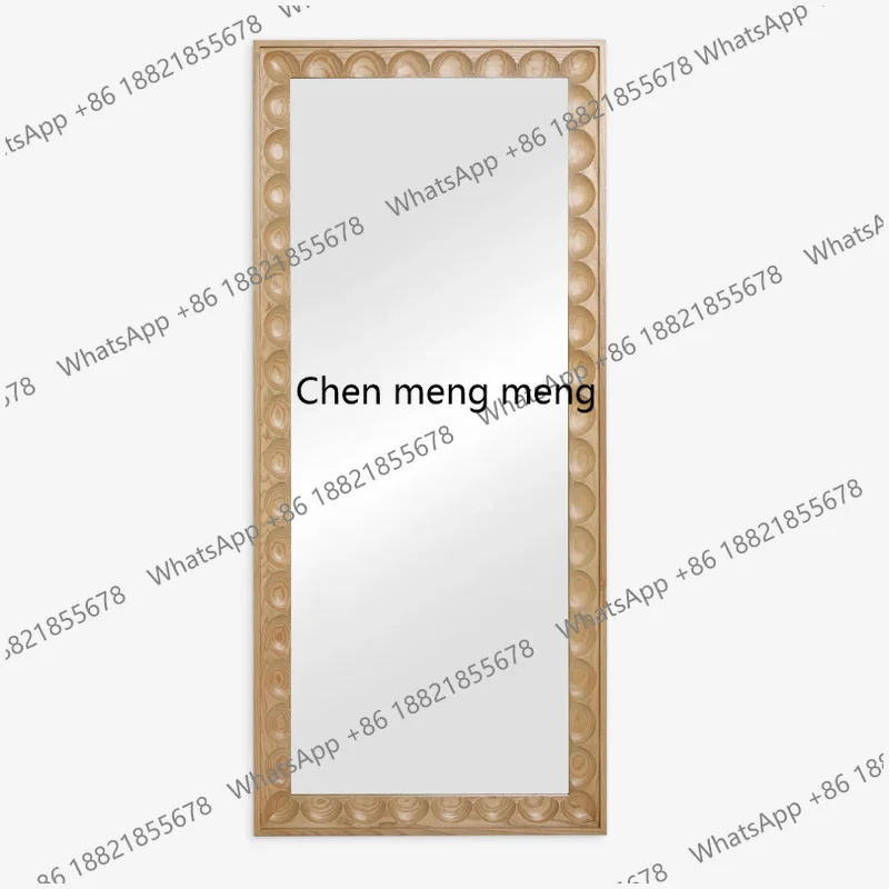 

Французское антикварное зеркало в полный рост для дома, гостиной, с деревянной рамой, напольное зеркало для примерки.