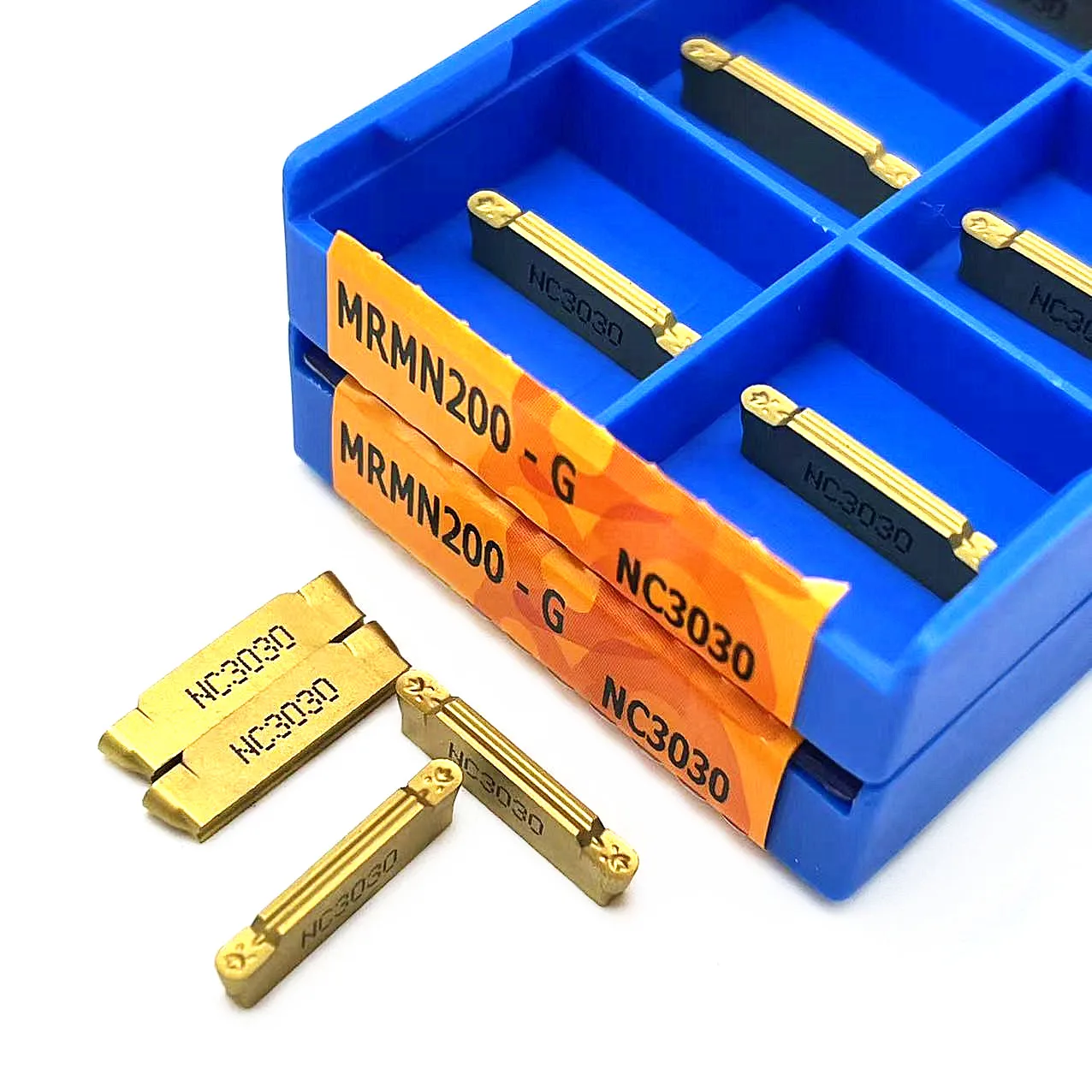 Insertos de carburo de ranurado MRMN200 PC9030 NC3020 NC3030, herramienta de torneado de hoja de separación de torno para acero MRMN200 PC9030