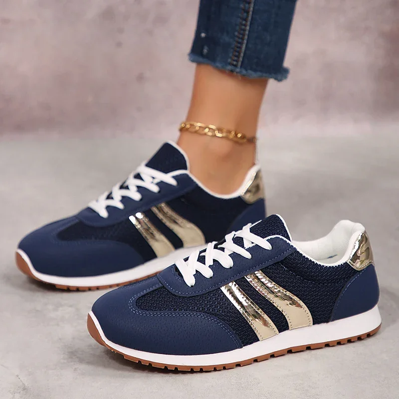 Modische Atmungsaktive Damen-Sportschuhe 2026 Herbst Leichte Freizeitsneaker Übergrößen Bequeme Rutschfeste Laufschuhe – Detail 6