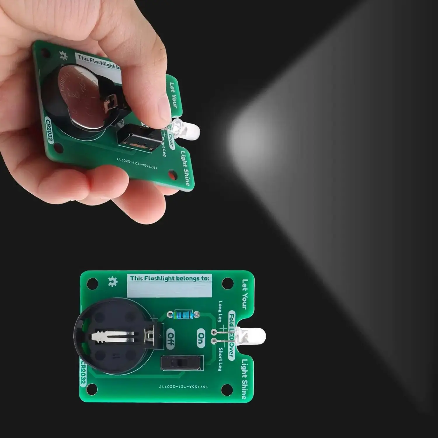 Beginner Learn To Solder Flashlight Kit  Diy Electronic Kids Soldering  Kits