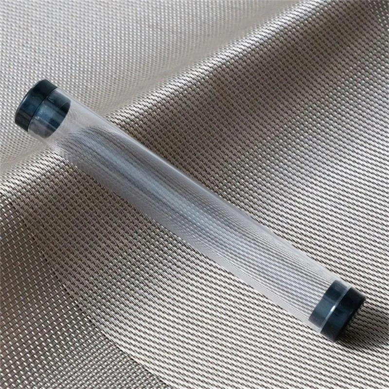  10x Cylinder Tube Pen Boxes Plastic Pen Storage Container Transparent Pen Case