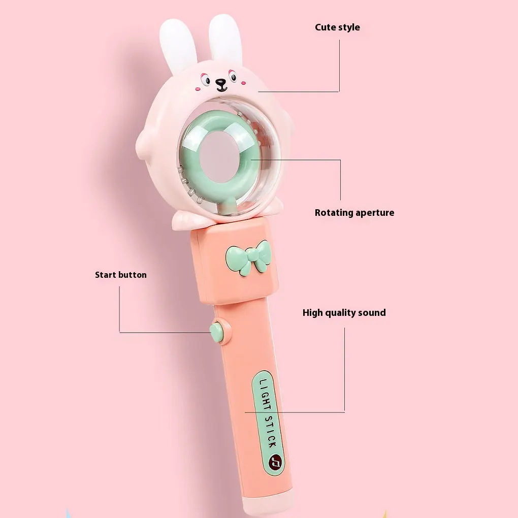 Light Up Wand Spinnings Glow Toy Wand Sensory Toy For Autism Light Up Ball Toy Wand For Kids A