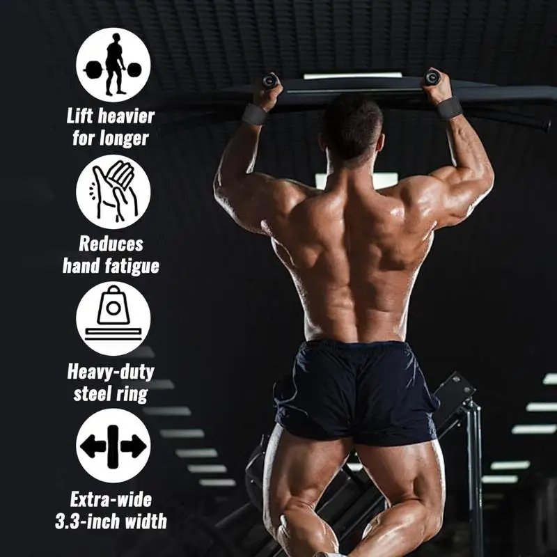 Pull Up Assist Wrist Hook Anti-Slip Grip High Performance Lifting Tool for Gym Fitness Weight Training Enthusiasts