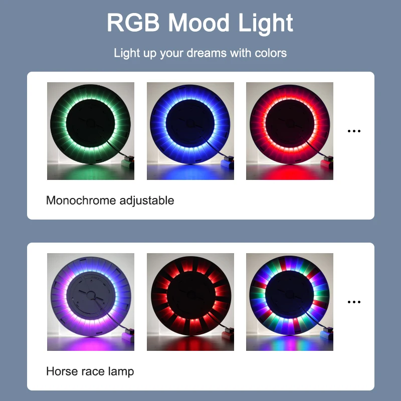 Luces de techo RGB inteligentes, iluminación LED regulable para sala de estar, dormitorio, interior
