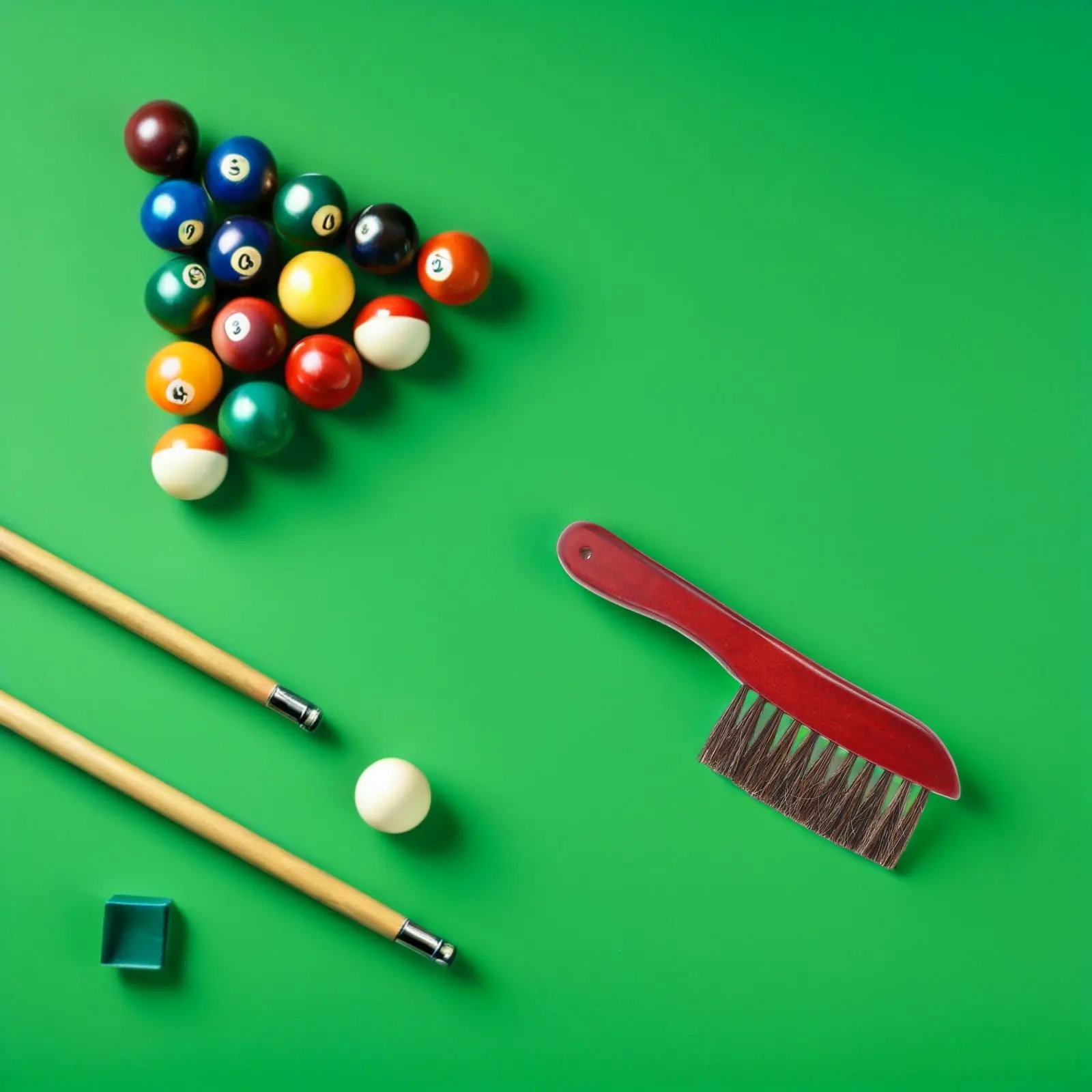 

Soft Horse Hair Billiard Brush Pool Table Cleaner Wood Handle for Home Bar Club Snooker Table Maintenance Cleaning Tool