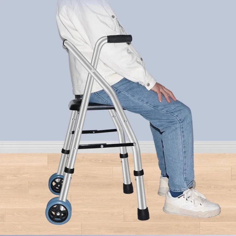 Aide génitale pour la marche, aide à la marche pour l'aîné, chariot anti-chute, accoudoir de marche, marcheur de anciers, marcheur