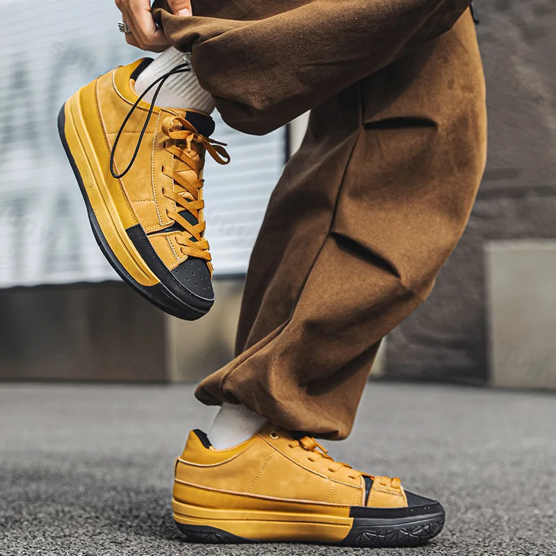 

Мужские дышащие кроссовки, осень-зима 2023, удобная нескользящая повседневная обувь на платформе, трендовые кроссовки на шнуровке, увеличивающие рост