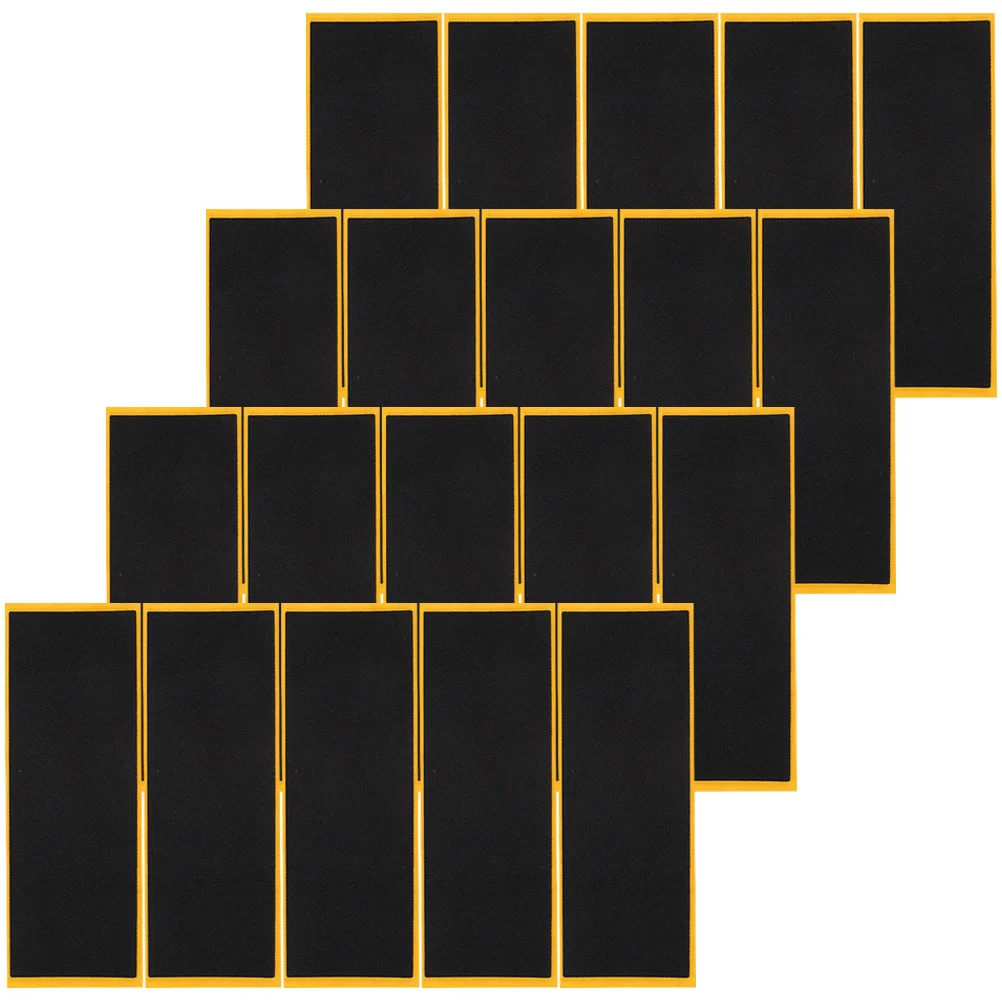 20Pcs Griffbrett Rutschfeste Schaum Grip Tape Klebstoff Mini Skateboard Griffbrett Zubehör Dämpfung Control Ersatz
