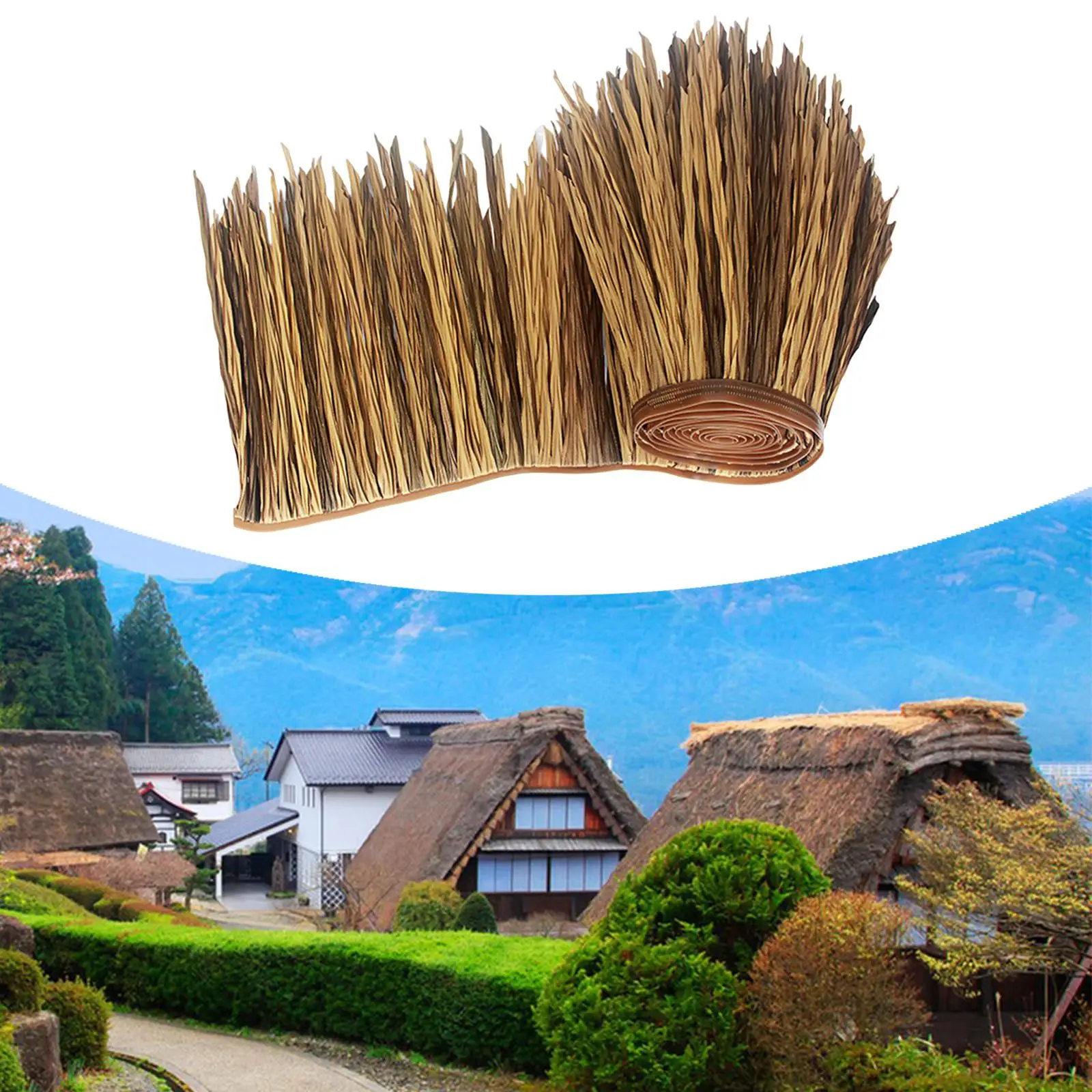 

Artificial Thatch Roofing Artificial Palm Thatch for DIY Projects Hut Patio