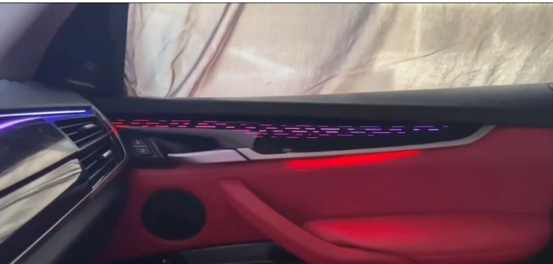 High Brightness Symphony Ambient Light Dynamic Interior Atmosphere Lamp Modified Parts for 2014 2018 X5 F15 2015 2019 X6 F16 view 5