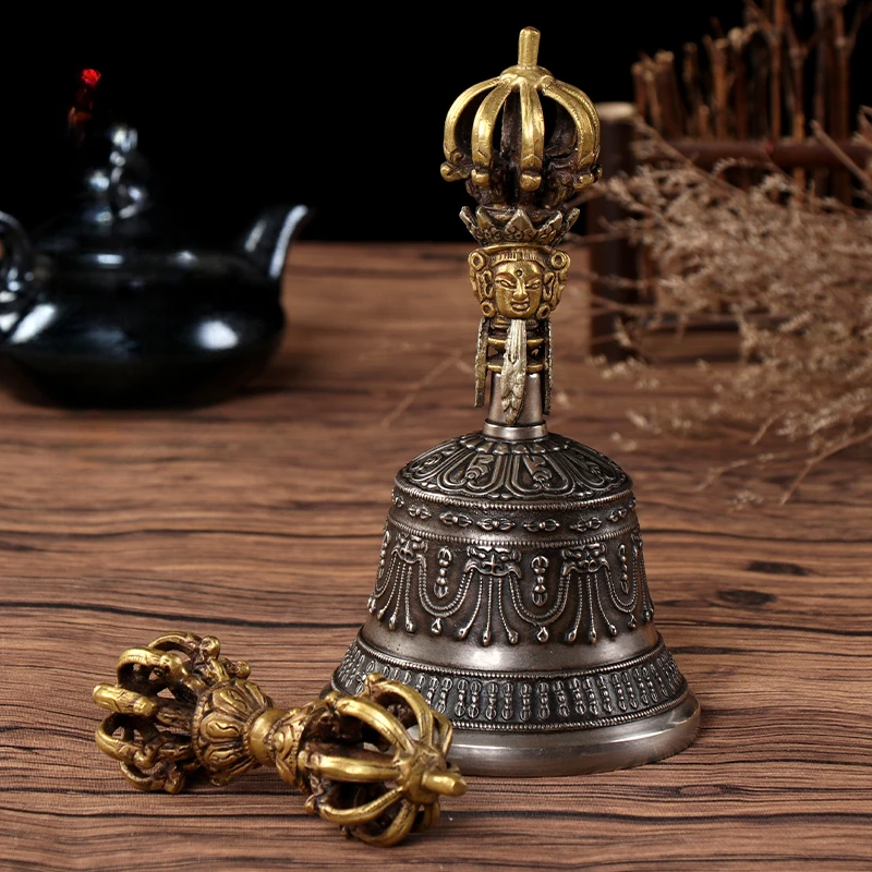 Copper Nepal Bells Handmade Tibetan Bells Music Instrument for Crafts Music Toys Child Orff Diatonic Bells Master Taps Diatonics