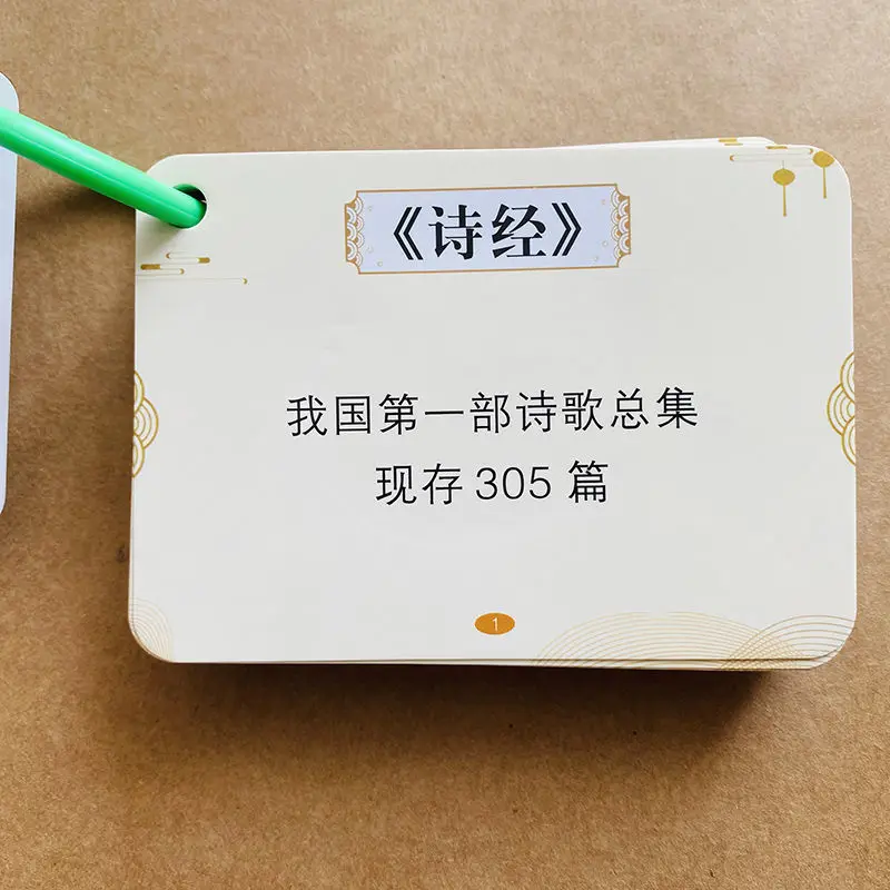 

Primary students' literary common sense must memorize basic knowledge card Early Chinese knowledge point test center memory card