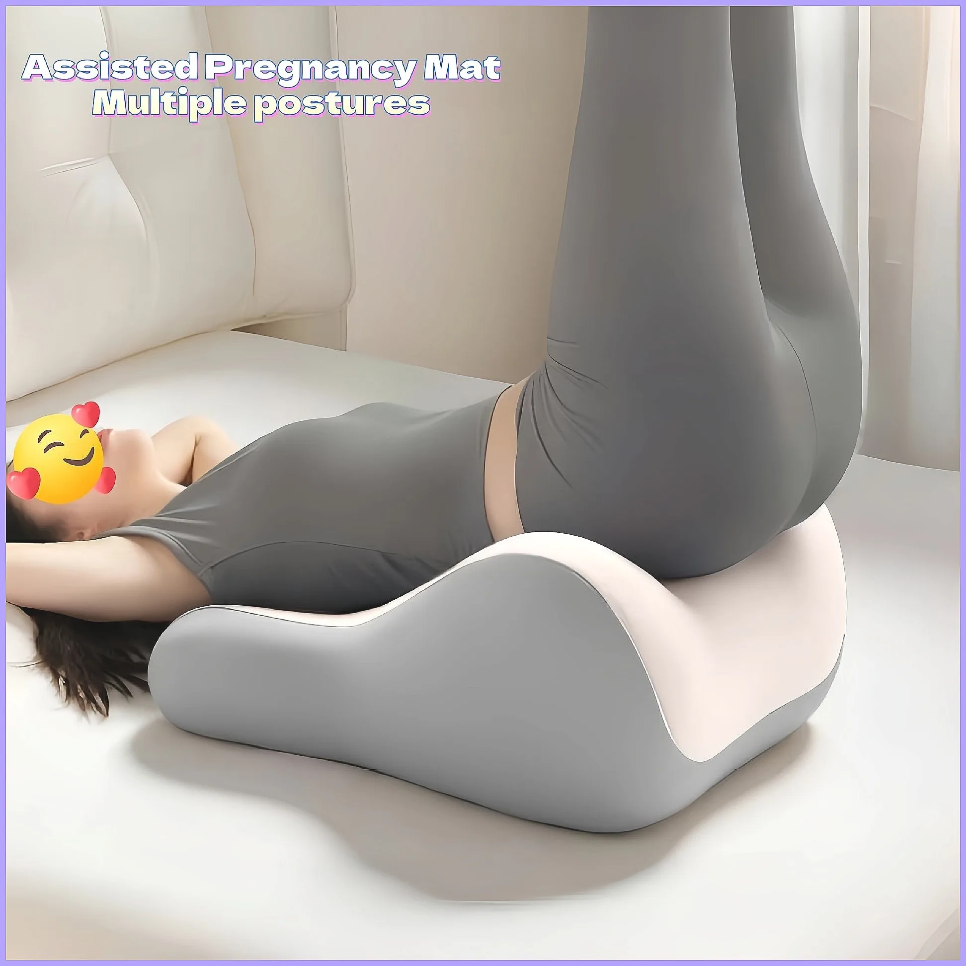 Couple Sleeping Pillow for Women & Men, Effort-Saving Love Pillow, Butt Lift & Hip Support Pillow for Side Sleepers