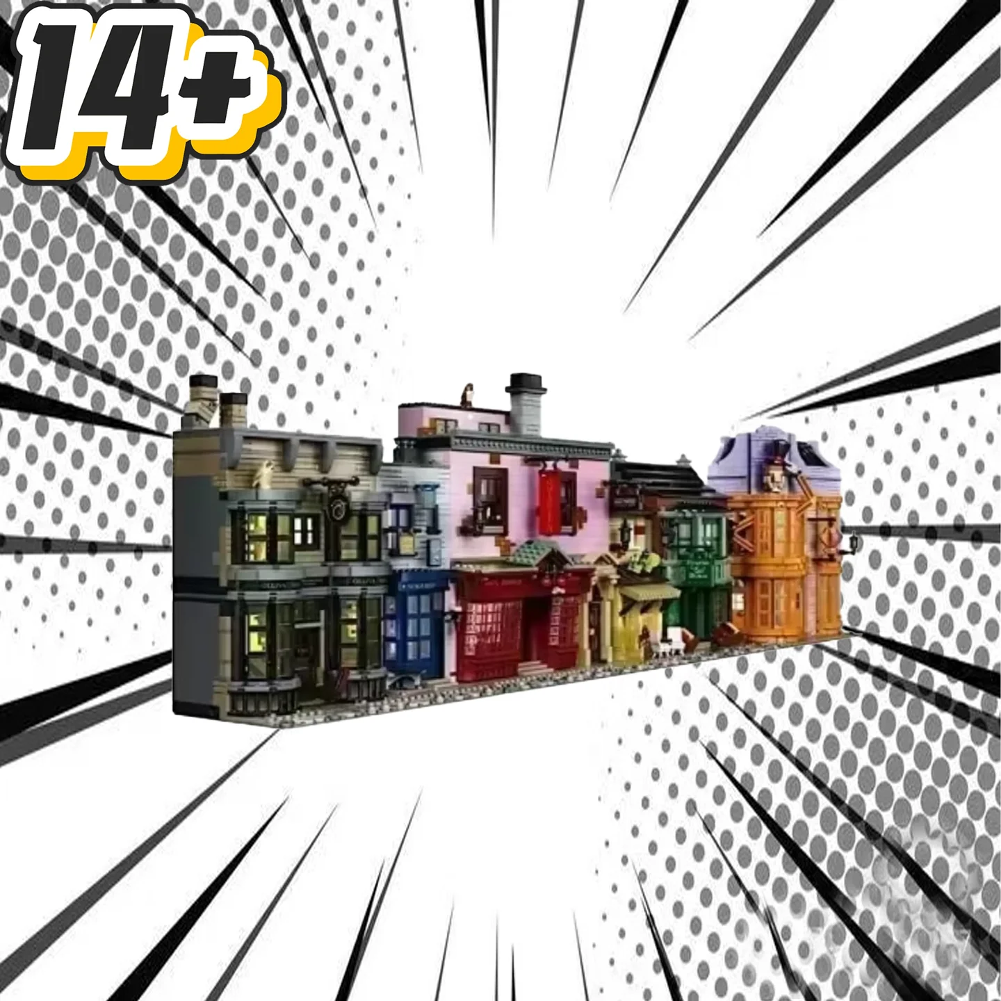 En Stock Adyacent Alley Street View modèle le ministère de 75978 modulaire 5544 pièces poupées construites rechargeables cadeau de noël pour enfant